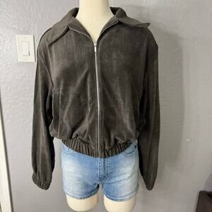 Mango Womens Corduroy bomber jacket, REF. 77077705, small